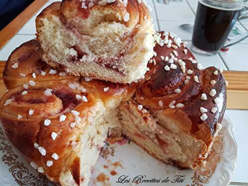 Brioche à la framboise