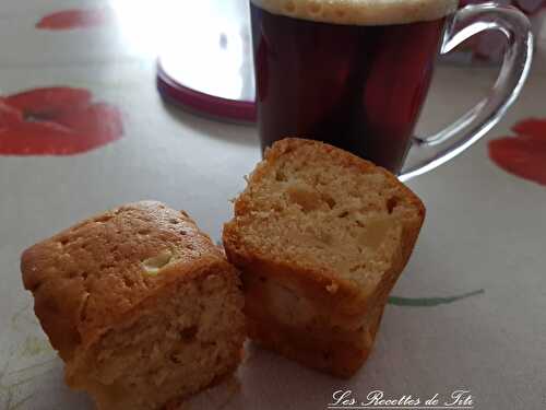 Cakes moelleux pommes rhubarbe