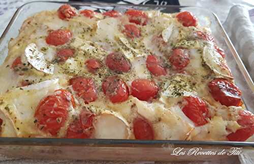 Clafoutis aux tomates cerises à l’amande de Gigi