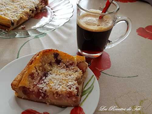 Clafoutis cerises et coco