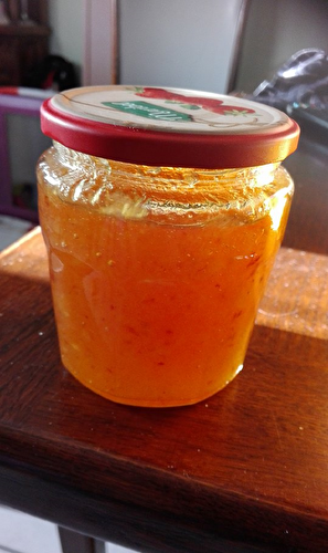 Confiture de mangue et ananas de Sandrine