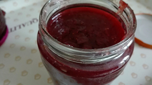 Confiture fraises-rhubarbe de Sandrine