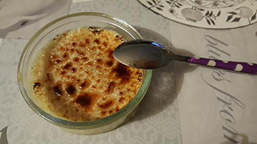 Crème brûlée maison