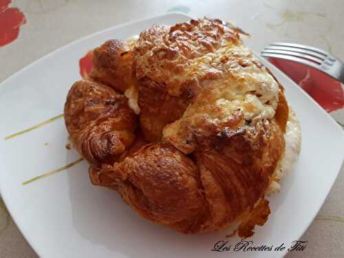 Croissants jambon fromage