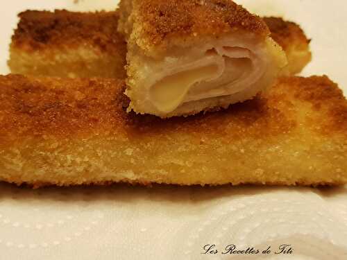 Croques poulet fromage