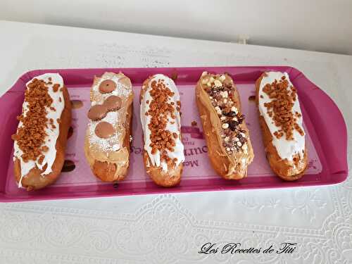 Éclairs café et spéculoos