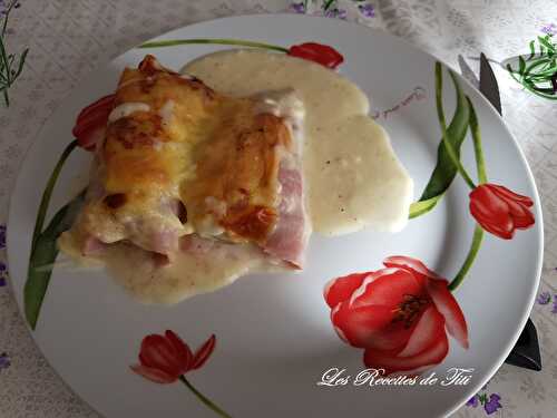 Endives au jambon gratinée