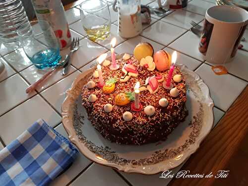 Gâteau d’anniversaire chocolat