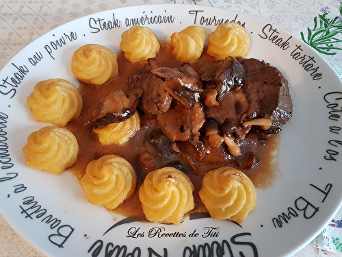 Magret de canard au miel et champignons forestiers au Cookeo