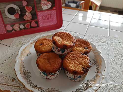 Muffins à la banane et aux pépites de chocolat au cook’in et Cake Factory