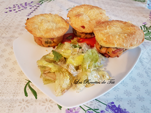 Muffins lardons et légumes