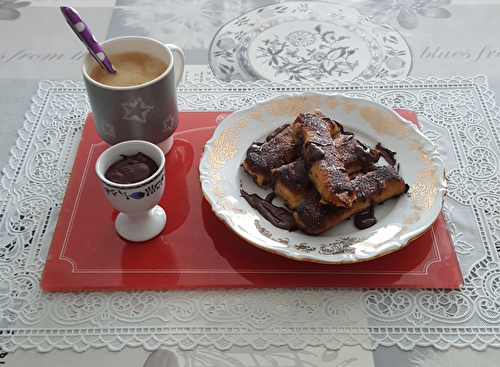 Pain perdu au chocolat de Lylou