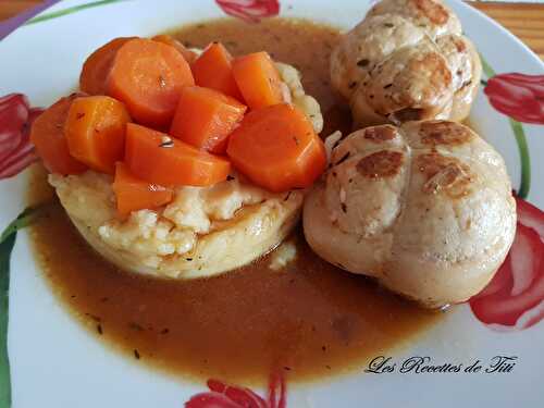 Paupiettes de porc aux carottes