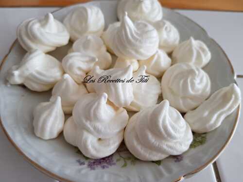 Petite meringues natures