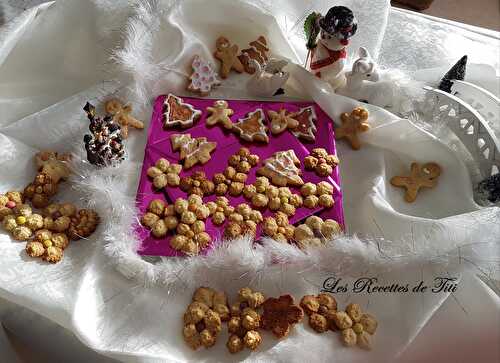 Petits sablés de Noël à la presse à biscuits