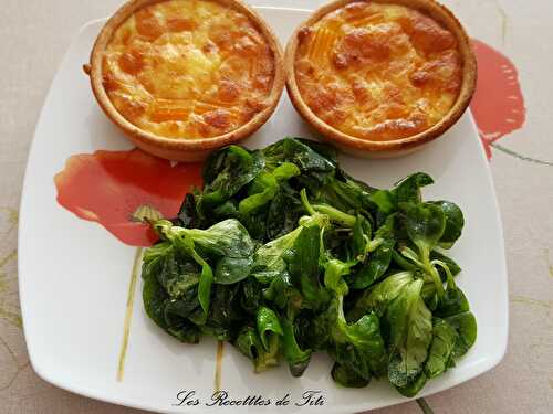 Quiches artisanales au surimi