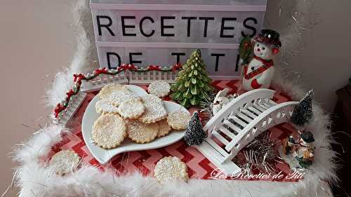 Sablés à la noix de coco