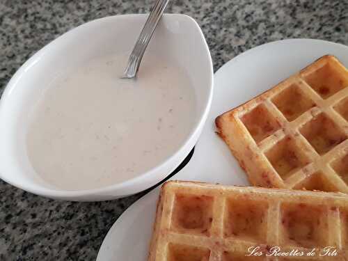 Sauce lait de coco et parmesan