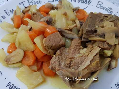 Sauté de veau au fenouil au Cookeo