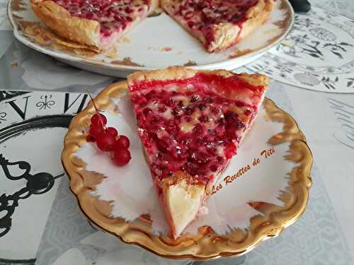 Tarte aux groseilles.