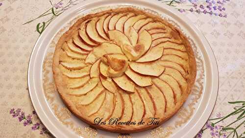 Tarte aux pommes au mascarpone et petits flans aux pommes