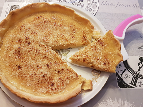 Tarte crème brûlée « Hervé Cuisine »