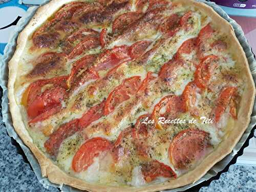 Tarte tomates et mozzarella