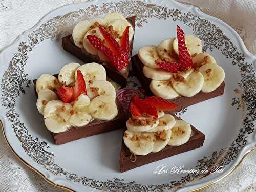 Trendy choco pomme banane et fraise