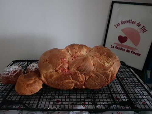 Brioche de l’Amitié aux pralines roses