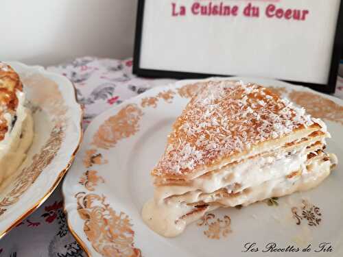 Gâteaux de crêpes à la noix de coco