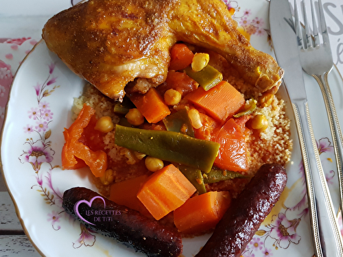 Couscous merguez poulet à ma façon