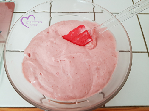 Mousse de fraises