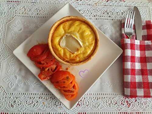 Quiches jambon chèvre et miel