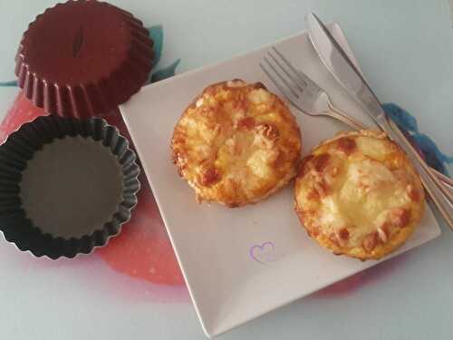 Tartelettes aux mini knacks