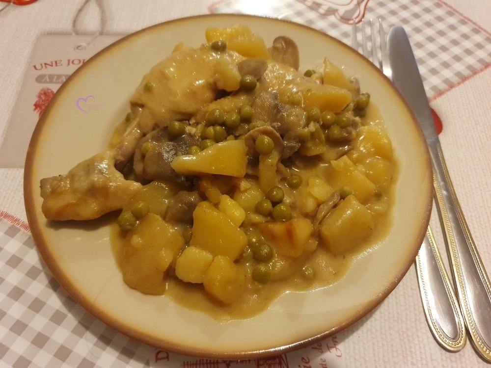 Cuisses de poulet et légumes au Cookeo
