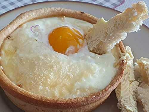 Quiche façon œuf cocotte