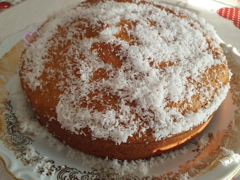 Gâteau banane et noix de coco