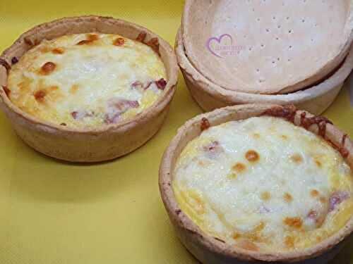 Quiches individuelles aux lardons