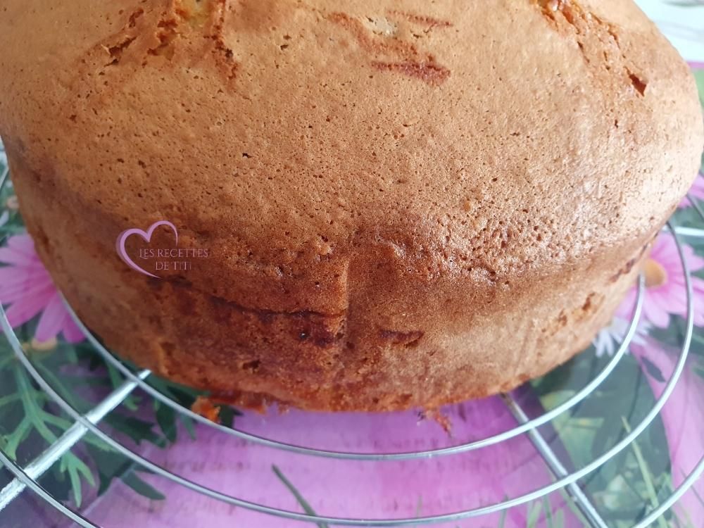 Gâteau aux abricots et à la noix de coco