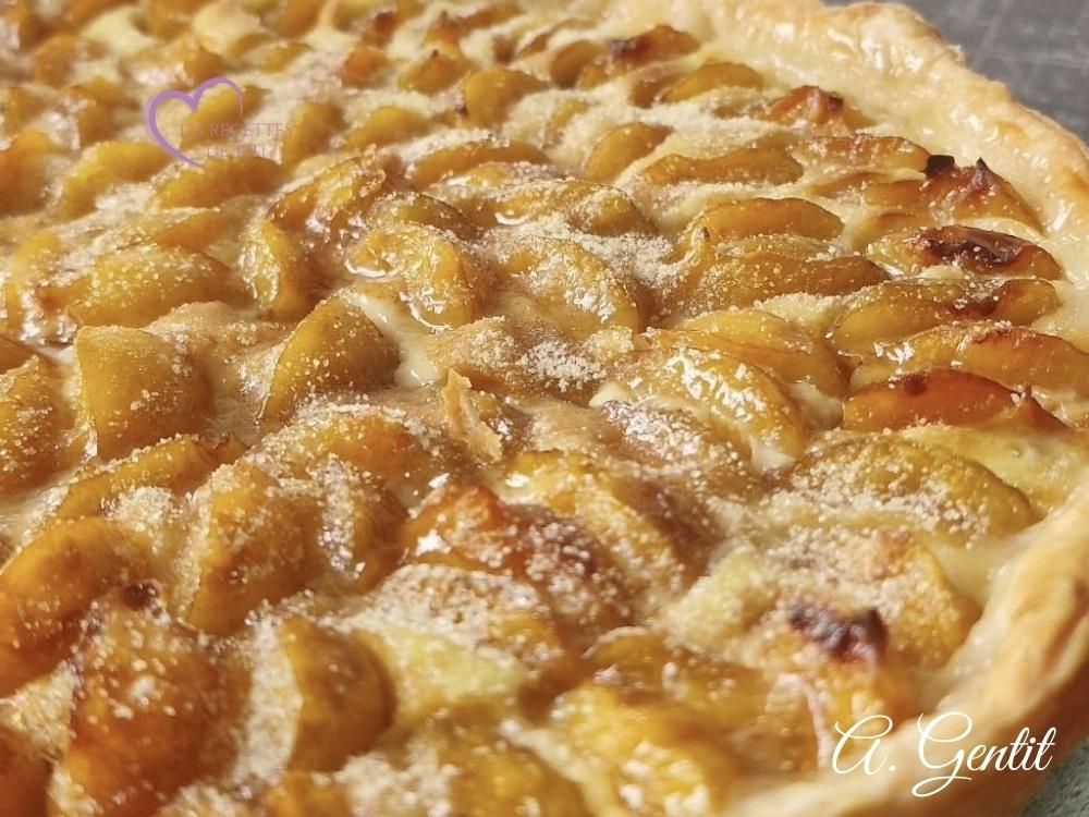 Tarte gourmande aux mirabelles de Dédé