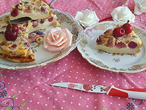 Clafoutis cerises et noix de coco