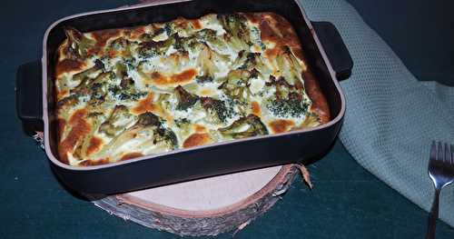 Gratin de brocolis au brocciu