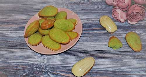 Madeleines à la farine de riz,  au citron et au chocolat blanc