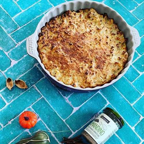 Gratin de chou fleurs aux amandes