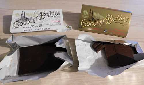 1er Avis sur 2 Chocolats Bonnat (Maître Chocolat) - Les recettes de Zaza .
