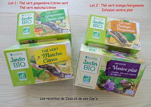 Annonce des Gagnantes du concours Thés Jardin Bio