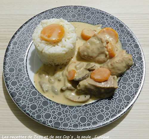 Blanquette de veau au Cookeo (recette perso transposée au Cookeo)