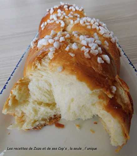 Brioche tressée du chéri à Zaza