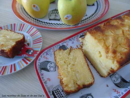 Cake au citron et aux pommes AOP du Limousin - Les recettes de Zaza .
