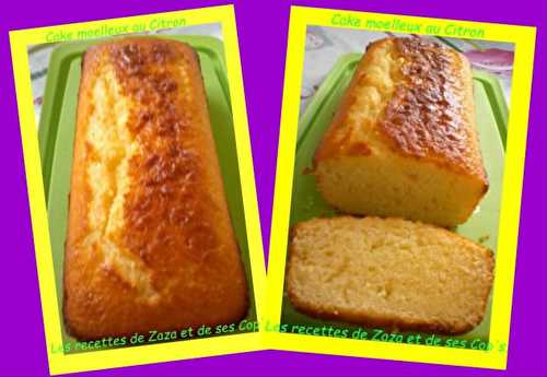 Cake moelleux au Citron